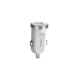 Baltas įkroviklis automobilinis Joyroom C-A08 USB / Type-C 30W