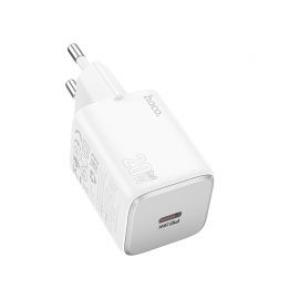 Baltas įkroviklis Hoco N40 20W USB-C