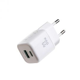 Baltas įkroviklis Joyroom JR-TG7 33W USB-C / USB-A