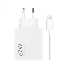 Baltas įkroviklis Xiaomi HyperCharge Combo 67W USB-A BHR9465EU