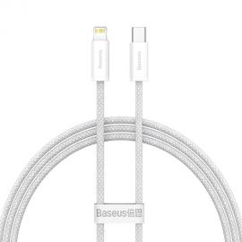 Baltas kabelis Baseus Dynamic iš Type-C į Lightning 20W 1.0m CALD000002