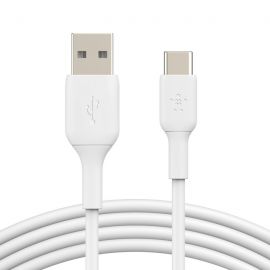 Baltas USB kabelis Belkin Boost Charge USB-A to USB-C 2.0m