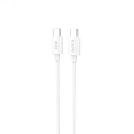 Baltas USB kabelis Dudao L4C USB-C to USB-C 30W 2.0m