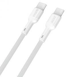 Baltas USB kabelis Dudao L9CMax USB-C to USB-C 240W 2.0m