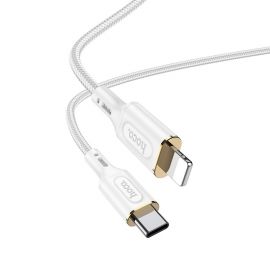 Baltas USB kabelis Hoco X95 PD20W Type-C to Lightning 1.0m