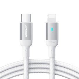 Baltas USB kabelis Joyroom S-CL020A10 Type-C to Lightning 20W 1.2m