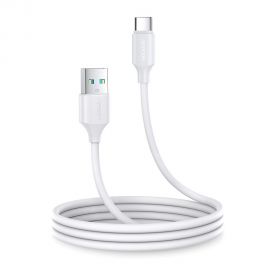Baltas USB kabelis Joyroom S-UC027A9 USB to Type-C 3A 1.0m
