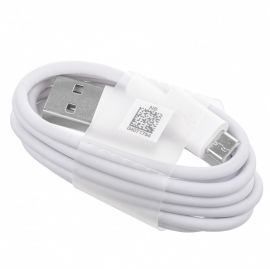 Baltas USB kabelis originalus Huawei MicroUSB 1.0m be pakuotės