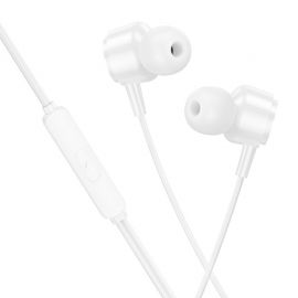 Baltos ausinės Borofone BM94 USB-C