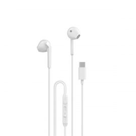 Baltos ausinės Dudao X3C USB-C