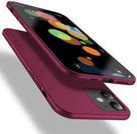 Bordo spalvos dėklas Apple iPhone 12 / 12 Pro "X-level Guardian"