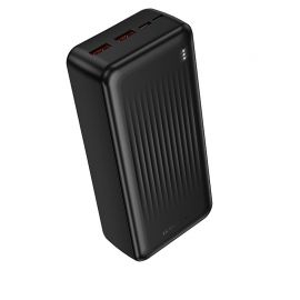 Juoda išorinė baterija Power Bank Borofone BJ80B 22.5W 30000mAh