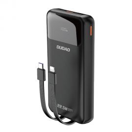 Juoda išorinė baterija Power Bank Dudao K15 Pro 22.5W 20000mAh