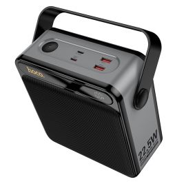 Juoda išorinė baterija Power Bank Hoco J161 22.5W+PD20W 80000mAh