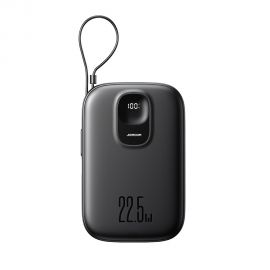 Juoda išorinė baterija Power Bank Joyroom JR-PBF17 22.5W with USB-C cable 10000mAh