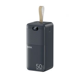 Juoda išorinė baterija Power Bank Remax RPP-117 22.5W 50000mAh