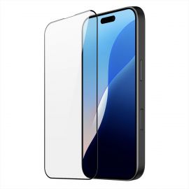 Juodais apvadais apsauginis stikliukas 10D Dux Ducis Apple iPhone 16 Pro