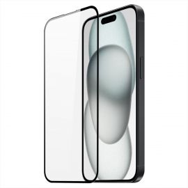 Juodais apvadais apsauginis stikliukas Dux Ducis Apple iPhone 15 Plus