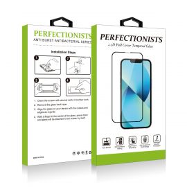 Juodas 2.5D apsauginis ekrano stikliukas Apple iPhone 12 / 12 Pro "Perfectionists "