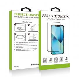 Juodas 2.5D apsauginis ekrano stikliukas Apple iPhone 16 Plus "Perfectionists "