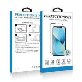 Juodas 3D apsauginis ekrano stikliukas Apple iPhone 12 / 12 Pro "Perfectionists "