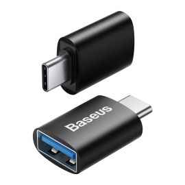 Juodas adapteris Baseus Ingenuity Series Type-C to USB-A3.1 OTG ZJJQ000001