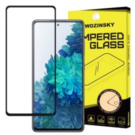 Juodas apsauginis ekrano stiklas Samsung Galaxy A515 A51 / G780 S20 FE "Wozinsky 5D"