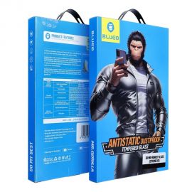 Juodas apsauginis stikliukas 5D Mr. Monkey Glass Strong Lite telefonui Samsung S947 S26 Plus