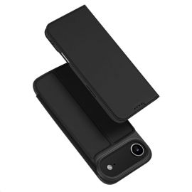 Juodas atverčiamas dėklas Apple iPhone 17 Air "Dux Ducis Skin Pro"