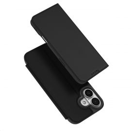 Juodas atverčiamas dėklas Apple iPhone 17 "Dux Ducis Skin Pro"