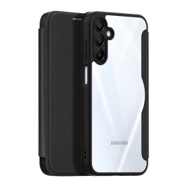 Juodas atverčiamas dėklas Samsung A165 A16 4G / A166 A16 5G "Dux Ducis Skin X Pro"