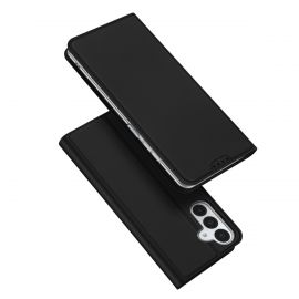Juodas atverčiamas dėklas Samsung A175 A17 4G / A176 A17 5G "Dux Ducis Skin Pro"