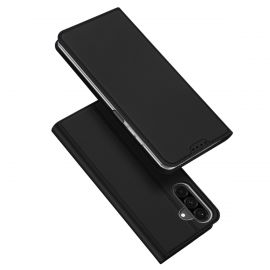 Juodas atverčiamas dėklas Samsung A266 A26 5G "Dux Ducis Skin Pro"