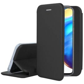 Juodas atverčiamas dėklas Samsung A366 A36 5G "Book Elegance"