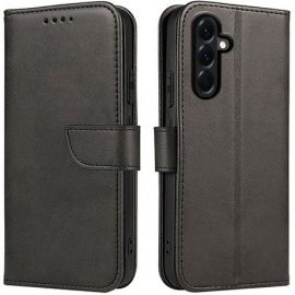 Juodas atverčiamas dėklas Samsung A376 A37 5G "Wallet "