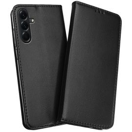 Juodas atverčiamas dėklas Samsung A576 A57 5G "Smart Magnetic"