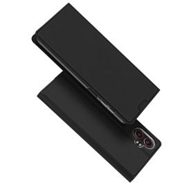 Juodas atverčiamas dėklas Samsung G566 Xcover 7 Pro "Dux Ducis Skin Pro"