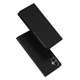 Juodas atverčiamas dėklas Samsung Galaxy A346 A34 5G "Dux Ducis Skin Pro"