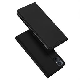 Juodas atverčiamas dėklas Xiaomi Poco M4 5G / Poco M5 / Redmi Note 11R / Redmi 10 5G "Dux Ducis Skin Pro"