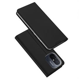 Juodas atverčiamas dėklas Xiaomi Redmi 11A / 12C / Poco C55 "Dux Ducis Skin Pro"