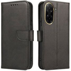Juodas atverčiamas dėklas Xiaomi Redmi A5 / Poco C71 (173,45x79,35x8,45) "Wallet "