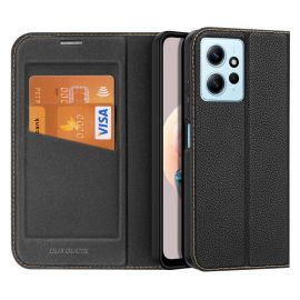 Juodas atverčiamas dėklas Xiaomi Redmi Note 12 / Note 12 4G "Dux Ducis Skin X2"