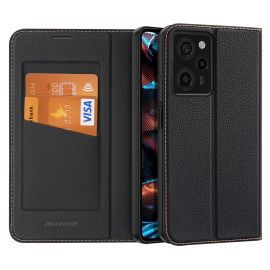 Juodas atverčiamas dėklas Xiaomi Redmi Note 12 Pro 5G / Poco X5 Pro 5G "Dux Ducis Skin X2"