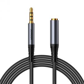 Juodas audio kabelis Joyroom SY-A09 3,5mm (M) to 3,5mm (F) 1.2m