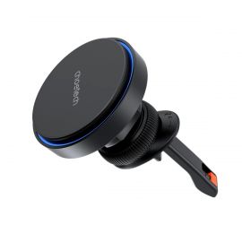 Juodas automobilinis laikiklis-įkroviklis Choetech T205-F MagSafe 15W