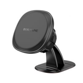 Juodas automobilinis telefono laikiklis Borofone BH103 (dashboard)