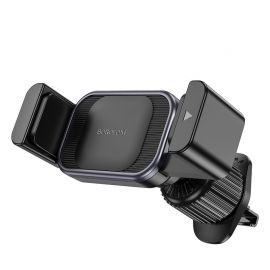 Juodas automobilinis telefono laikiklis Borofone BH106 (air vent)