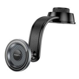 Juodas automobilinis telefono laikiklis Borofone BH123 (dashboard) 