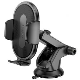 Juodas automobilinis telefono laikiklis Borofone BH134 (dashboard) 