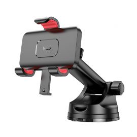 Juodas automobilinis telefono laikiklis Hoco H22